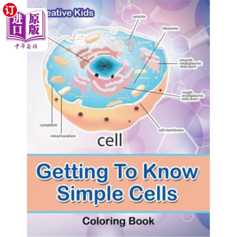 海外直订Getting to Know Simple Cells Coloring Book 了解简单细胞着色书