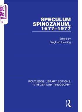 海外直订Speculum Spinozanum, 1677-1977 棘镜(1677-1977