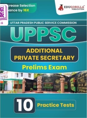 海外直订UPPSC Additional Private Secretary Prelims Exam Book 2023 (English Edition) Utta Uttar Prad