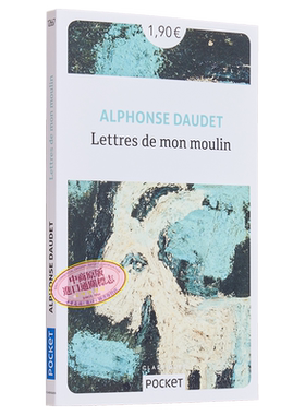 都德 磨坊书简 Lettres de mon moulin 法文原版 Alphonse Daudet  法国狄更斯 讽刺小说【中商原版】