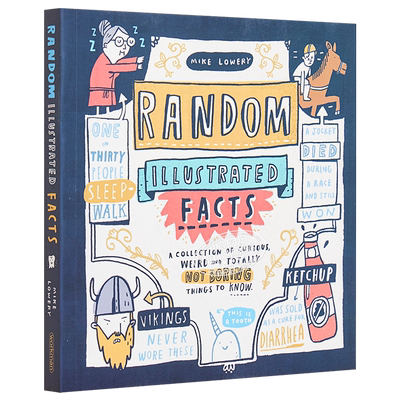 奇闻轶事合集 英文原版 Random Illustrated Facts Mike Lowery Workman Publishing 小初文学 漫画插画图画书【中商原版】