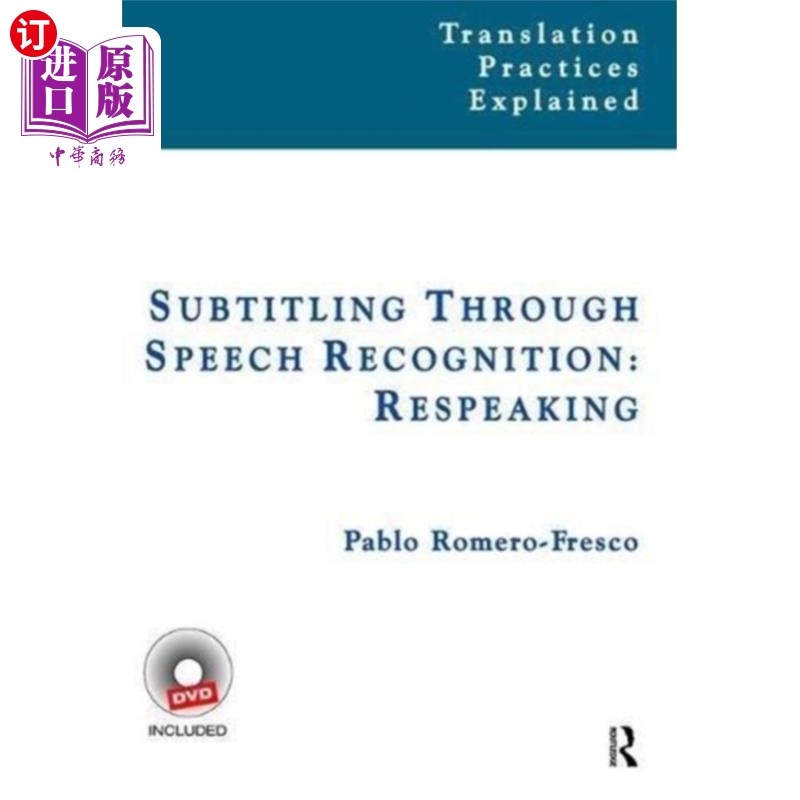 海外直订Subtitling Through Speech Recognition 通过语音识别进行字幕制作