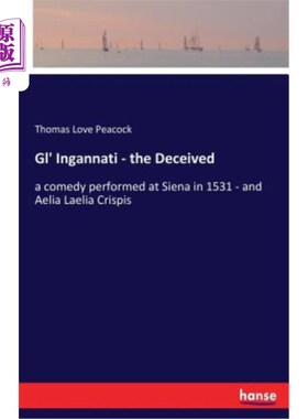 海外直订Gl' Ingannati - The Deceived 英加纳蒂-受骗者