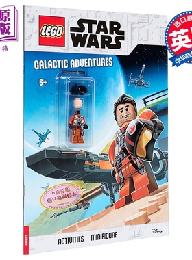 乐高人偶书 星球大战 Lego Star Wars Galactic Adventures (inc toy) 英文原版 儿童创意 玩具与活动书 进口童书【中商原版?