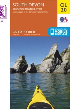 海外直订South Devon, Brixham to Newton Ferrers 南德文郡，布里克斯汉姆到牛顿费雷尔斯