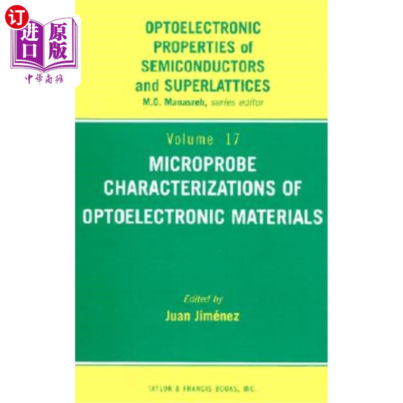 海外直订Microprobe Characterization of Optoelectronic Materials 光电材料的微探针表征