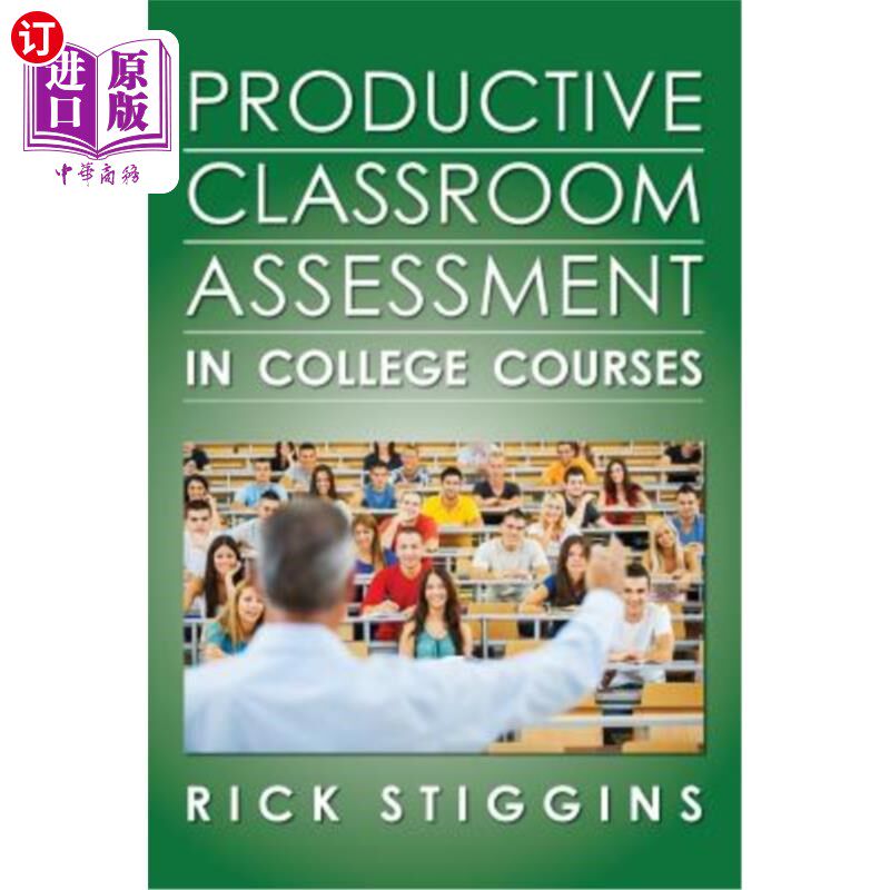 海外直订Productive Classroom Assessment in College Courses 大学课程中的生产性课堂评价