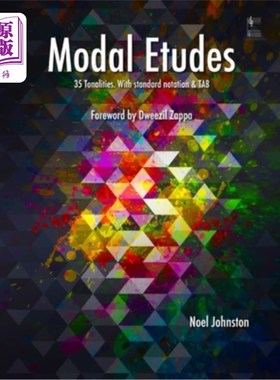 海外直订Modal Etudes: 35 Tonalities. 情态练习曲：35英云。