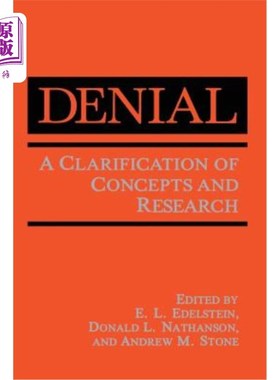 海外直订医药图书Denial: A Clarification of Concepts and Research 否认:概念的澄清和研究