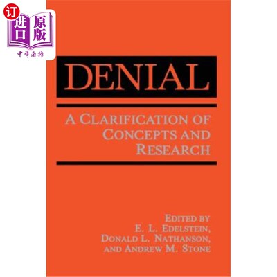 海外直订医药图书Denial: A Clarification of Concepts and Research 否认:概念的澄清和研究
