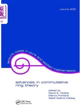 海外直订Advances in Commutative Ring Theory 交换环理论的进展