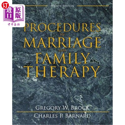 海外直订医药图书Procedures in Marriage and Family Therapy 婚姻和家庭治疗程序