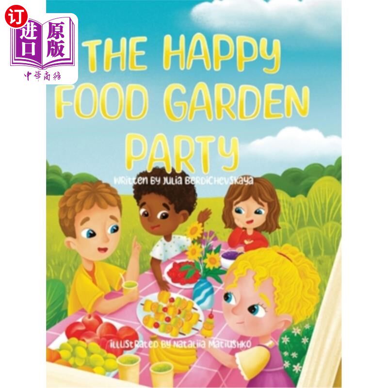 海外直订The Happy Food Garden Party 快乐美食花园派对