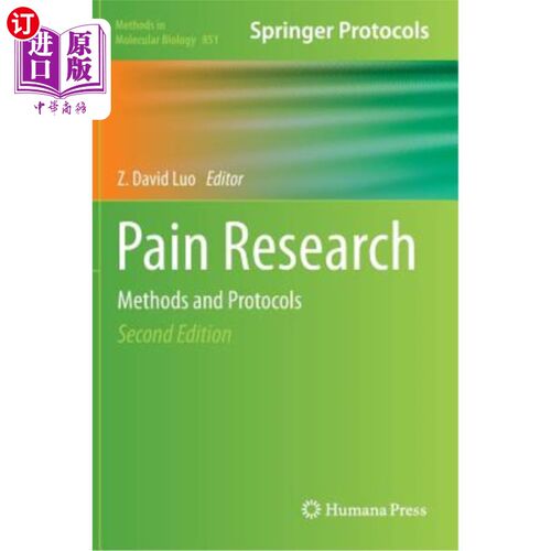 海外直订Pain Research: Methods and Protocols 疼痛研究:方法和协议