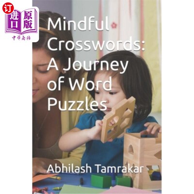 海外直订Mindful Crosswords: A Journey of Word Puzzles 用心填字游戏：字谜之旅