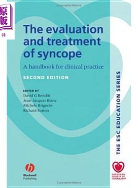 现货 晕厥诊断与治疗 The Evaluation And Treatment Of Syncope David G. Benditt 英文原版 中商原版 Wiley【中商原版】