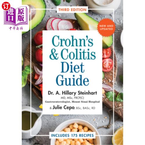 海外直订医药图书Crohn's & Colitis Diet Guide 克罗恩和结肠炎饮食指南