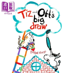 现货 Big 故事图画书 Draw 英文原版 画作 and 6岁 中商原版 蒂兹和奥特 Tiz Otts 儿童色彩绘本 进口图书 Marzo Bridget