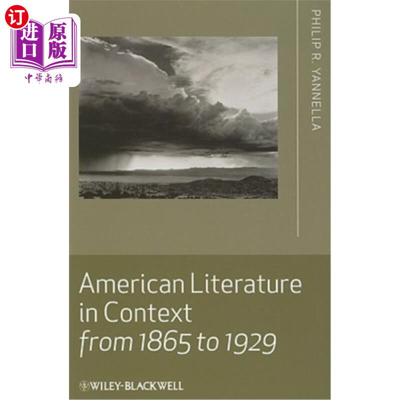 海外直订American Literature in Context from 1865 to 1929 1865 - 1929年语境中的美国文学