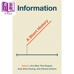 英文原版 Information 中商原版 Blair Ann History Short 简史 信息