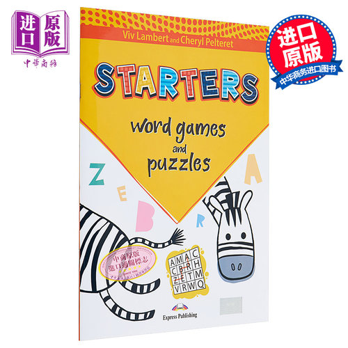 少儿英语 Word Games and Puzzles Starters Student's Book with DigiBooks App 单词游戏和谜题YLE一级附电子书【中商原版?