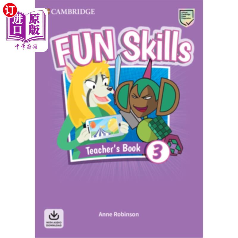 海外直订Fun Skills Level 3 Teacher's Book with Audio Download 趣味技能3级教师用书带音频下载