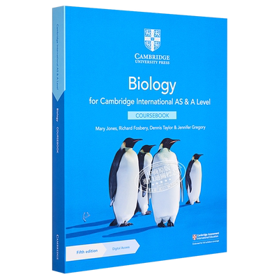 Cambridge International AS ALevel Biology Coursebook 正版剑桥国际AS ALevel生物教材带线上资源 英文原版【中商原版】