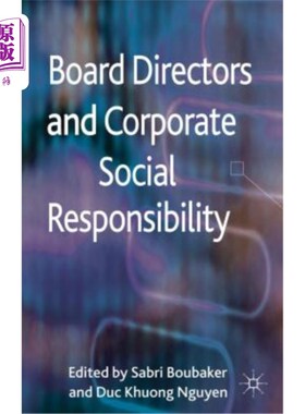 海外直订Board Directors and Corporate Social Responsibility 董事与企业社会责任
