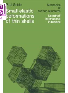 海外直订Small Elastic Deformations of Thin Shells 薄壳的小弹性变形