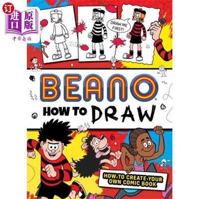 海外直订Beano How to Draw Beano如何绘画