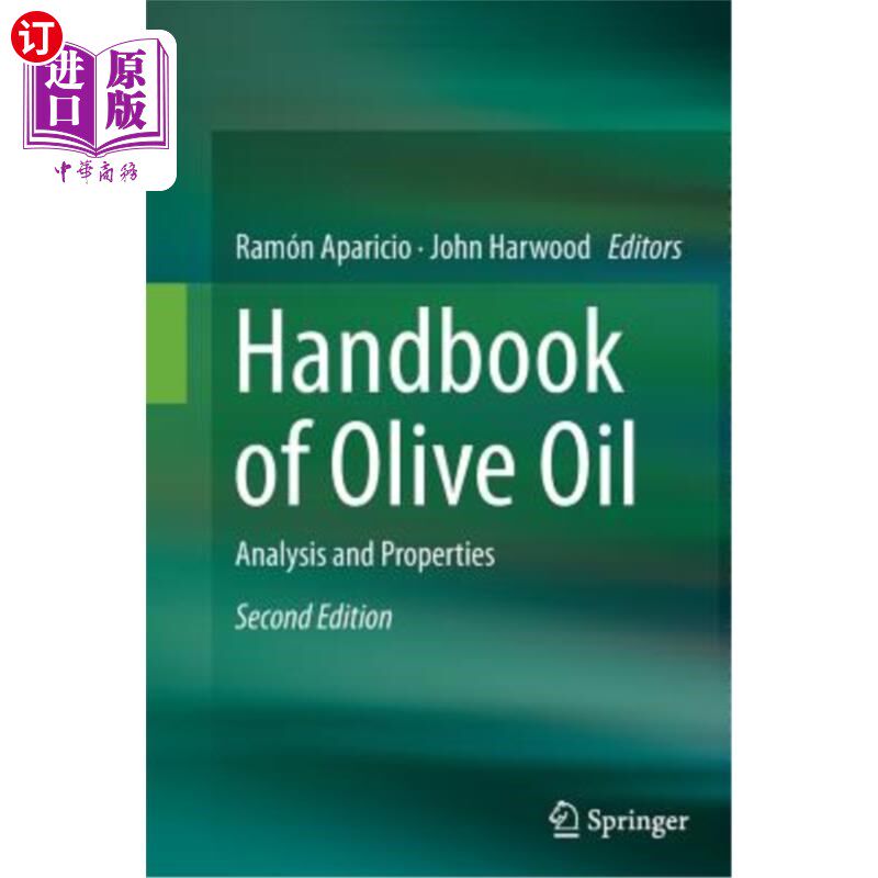 海外直订Handbook of Olive Oil: Analysis and Properties 橄榄油手册:分析和特性
