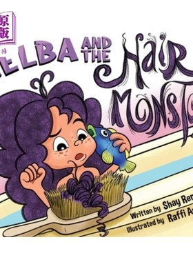 海外直订Melba and the Hair Monster 梅尔巴和头发怪物