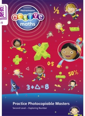 海外直订Heinemann Active Maths - Second Level - Explorin... 海涅曼活跃数学-第二级-探索数字-实践复印大师