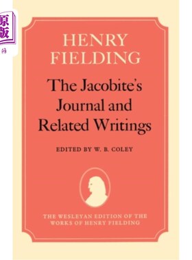 海外直订The Jacobite's Journal and Related Writings 《詹姆士党人日记》及相关著作