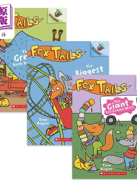 Acorn学乐橡树种子系列 狐狸传说3册套装 Fox Tails 1-3 儿童故事图画书 桥梁书 英文原版 进口图书 学乐橡果【中商原版】