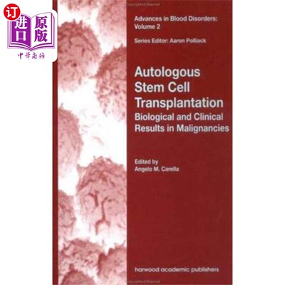 海外直订医药图书Autologous Stem Cell Transplantation 自体干细胞移植