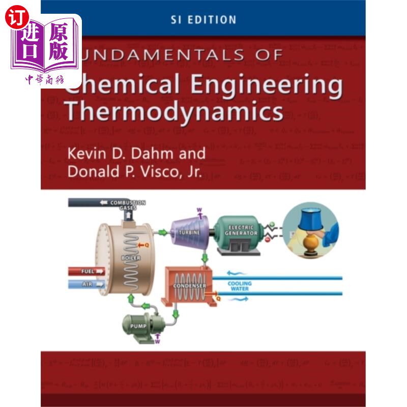 海外直订Fundamentals of Chemical Engineering Thermodynam... 化工热力学基础，SI版