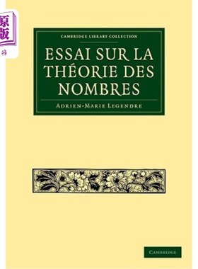 海外直订Essai Sur La Théorie Des Nombres 《无名之城》（Essai Sur La Théorie Des Nombres）