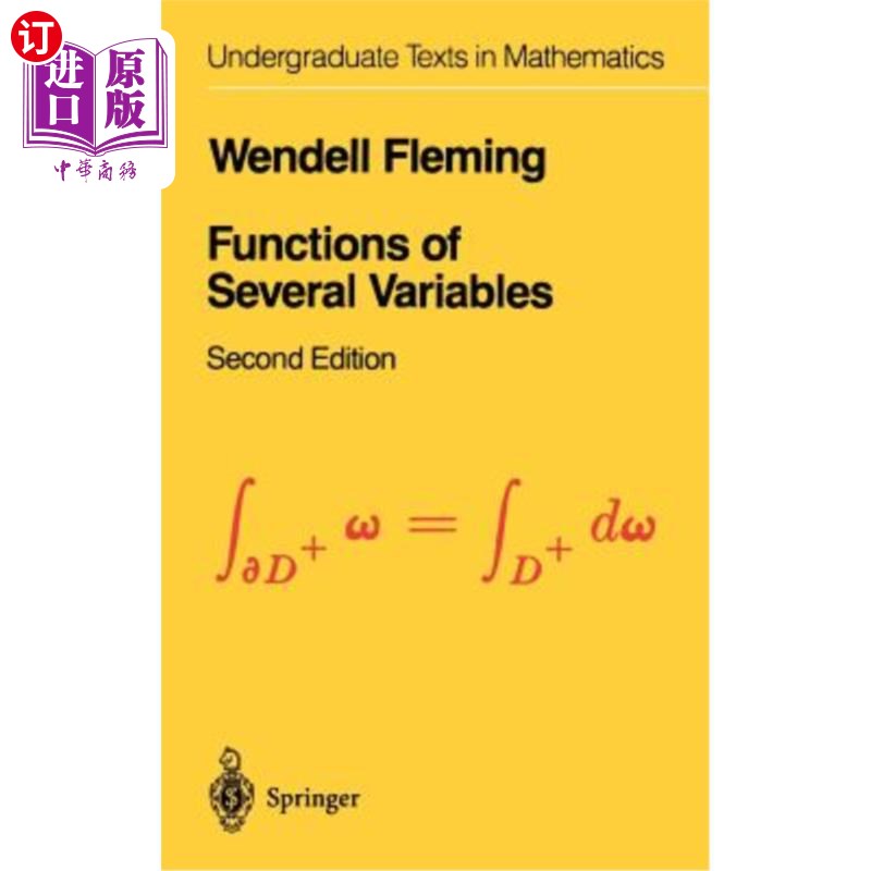 海外直订Functions of Several Variables 多变量函数
