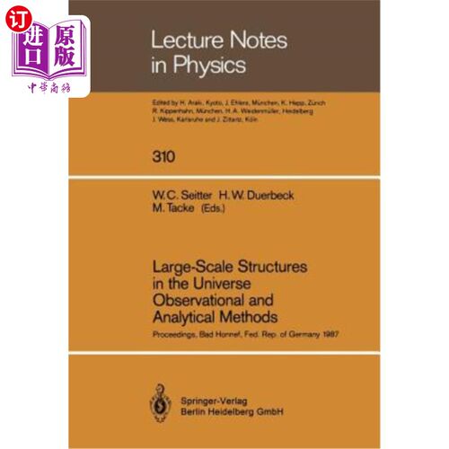 海外直订Large-Scale Structures in the Universe Observational and Analytical Methods: Pro 宇宙中的大尺度结构观测和分