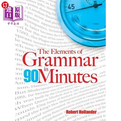 海外直订The Elements of Grammar in 90 Minutes 90分钟基本语法