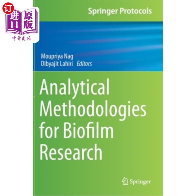 海外直订Analytical Methodologies for Biofilm Research 生物膜研究的分析方法