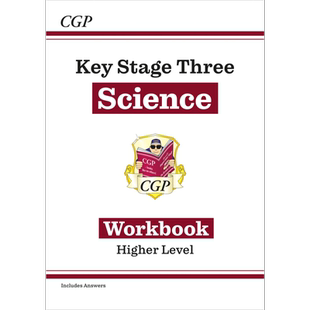 英国CGP教辅 KS3 Science Workbook with answers KS3 科学练习册 含答案 英文原版 进口图书【中商原版】