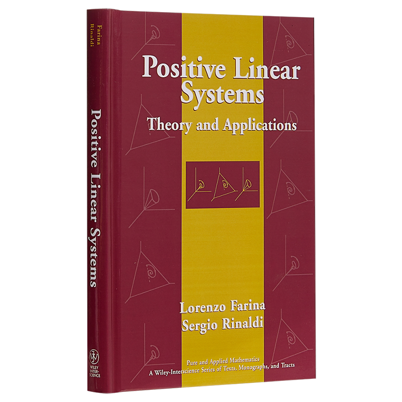 现货 Positive Linear Systems Theory And Applications 英文原版 正线性系统 理论与应用 Lorenzo Farina【中商原版】