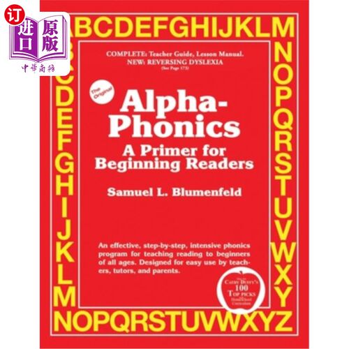 海外直订Alpha-Phonics: A Primer for Beginning Readers Alpha-Phonics:初级读者读本