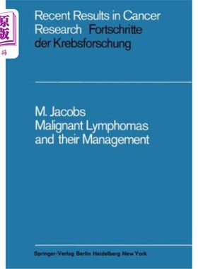 海外直订医药图书Malignant Lymphomas and Their Management 恶性淋巴瘤及其治疗