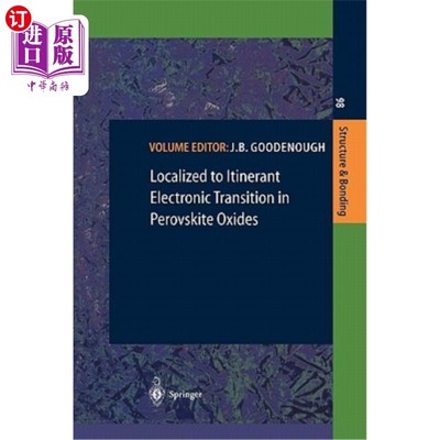 海外直订医药图书Localized to Itinerant Electronic Transition in Perovskite Oxides 钙钛矿氧化物中的定域到巡回电子跃迁