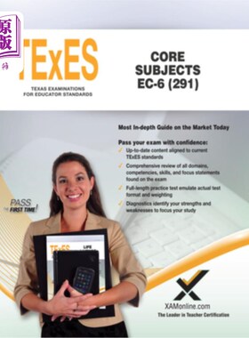 海外直订TExES Core Subjects Ec-6 (291) TExES核心科目Ec-6（291）