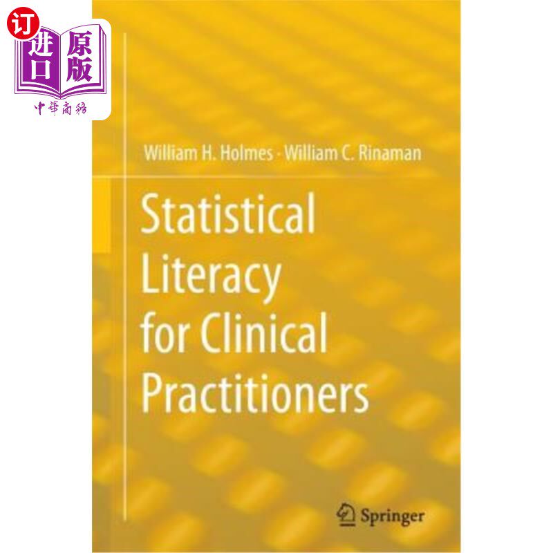 海外直订医药图书Statistical Literacy for Clinical Practitioners 临床从业者的统计素养