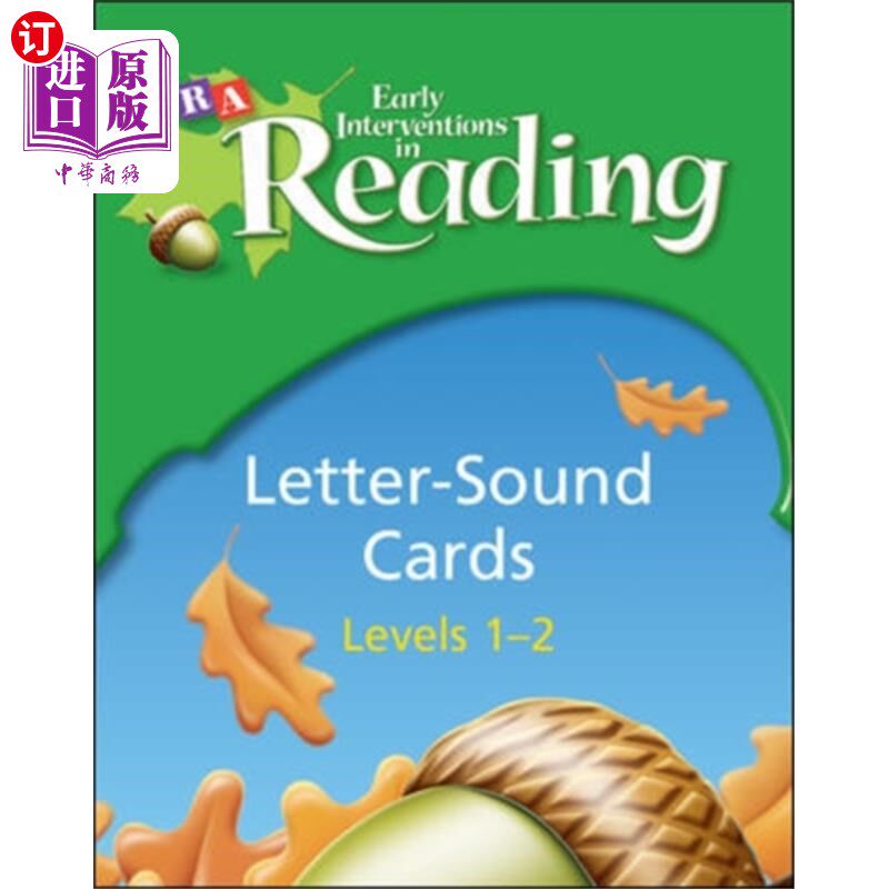 海外直订Early Interventions in Reading Level 1-2, Letter... 阅读1-2级的早期干预,字母声卡